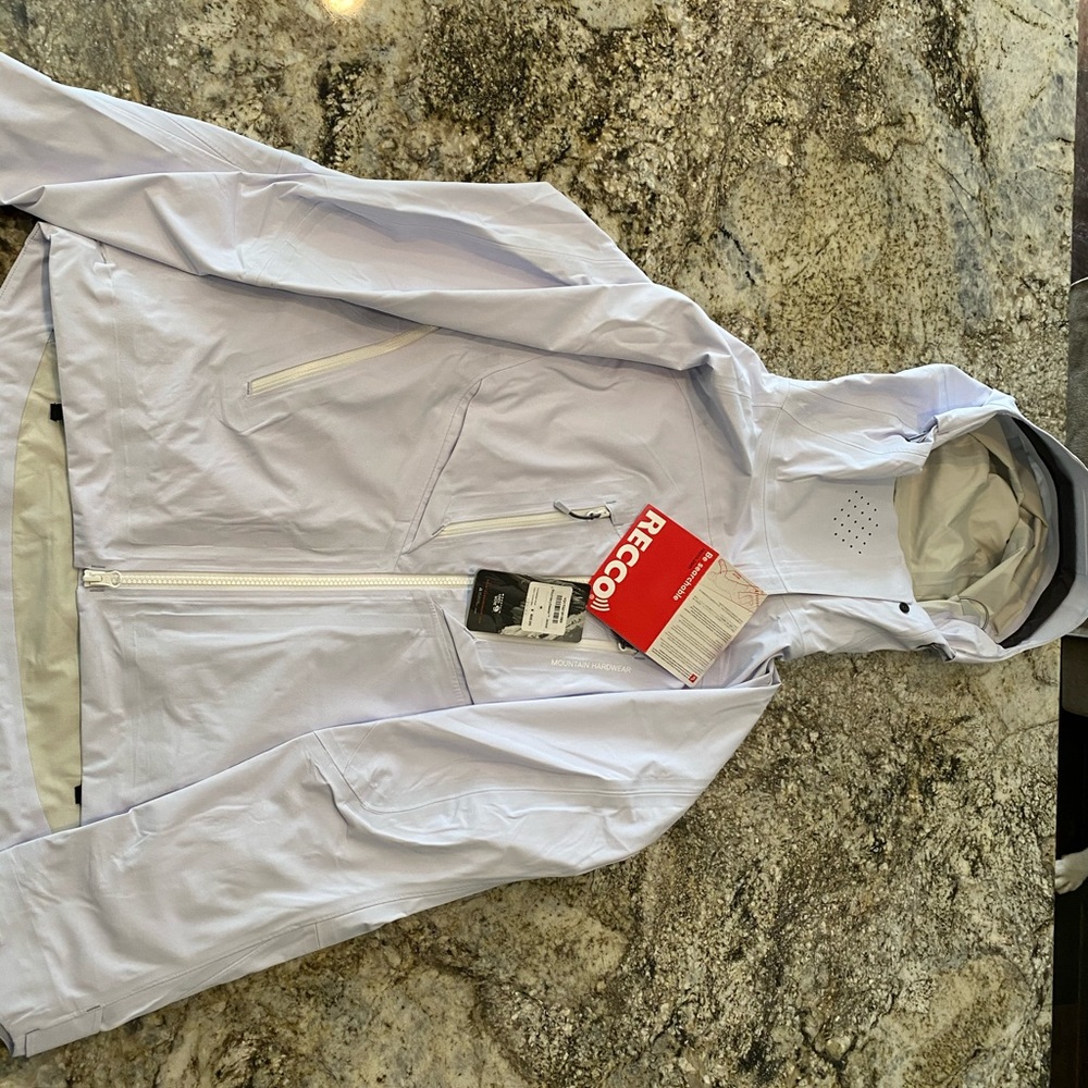 Columbia, women’s mountain hard wear.